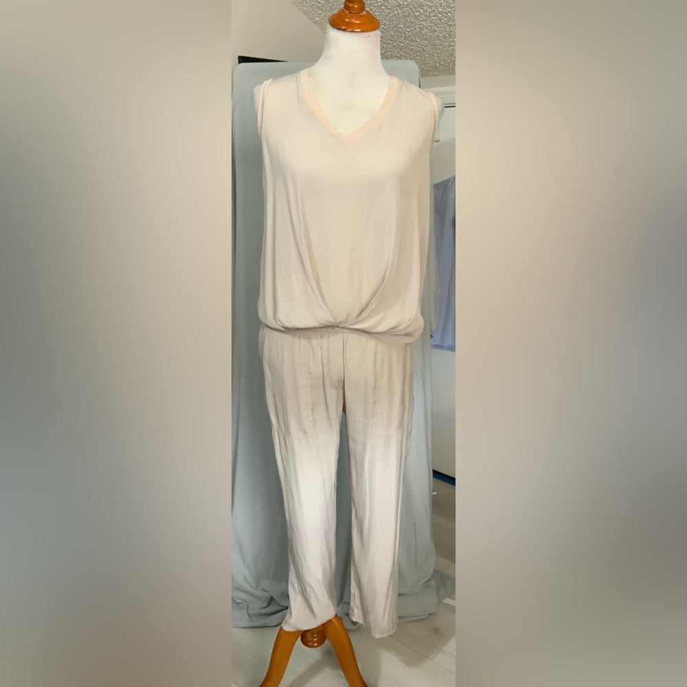 Lola & Sophie Luxe Lounge Set |Satin Tank + Cropped Joggers | Marked XS Fits S/M